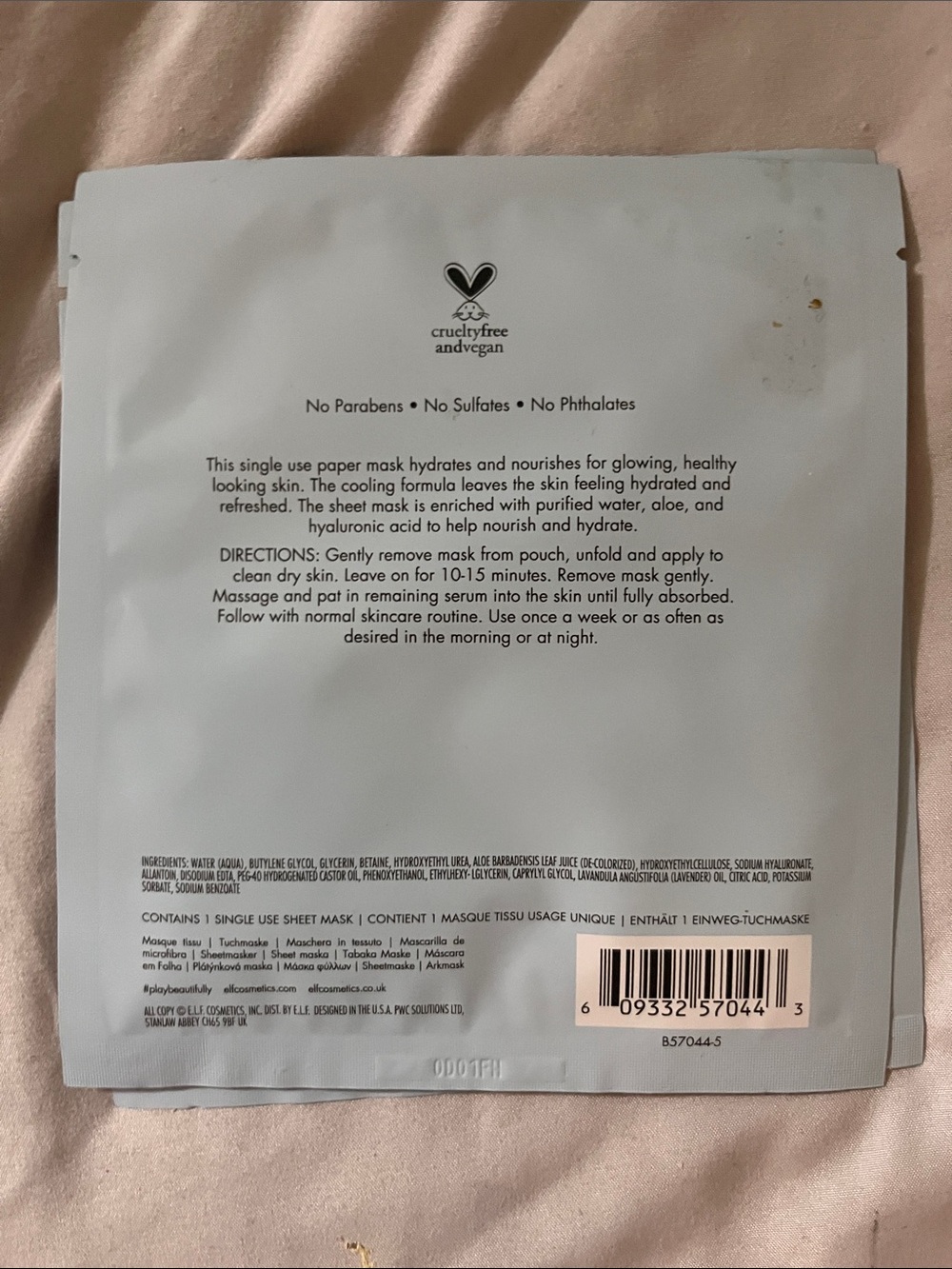 Hydrating Water Sheet Mask - Elf - Picture 2 of 2